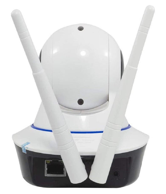 Telecamera Ip 2 Antenne Camera Hd 720p Wireless Led Ir Lan Motorizzata Internet         