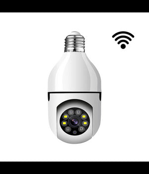Telecamera Ip Cam Lampadina Da Interno 360° Wifi E27 Videosorveglianza Jt8177         