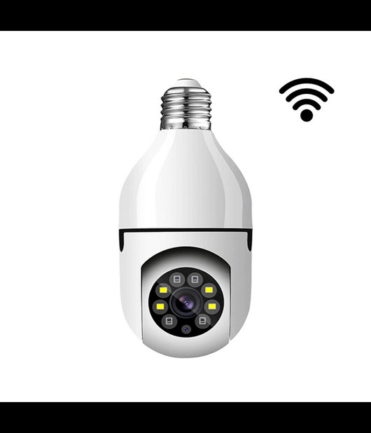Telecamera Ip Cam Lampadina Da Interno 360° Wifi E27 Videosorveglianza Jt8177         