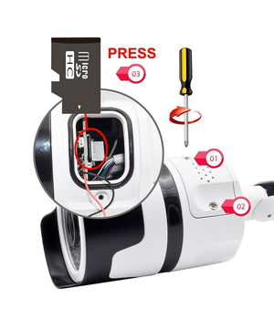 Telecamera Ip Camera Hd Wireless Led Ir Infrarossi Ipcam Tf 36 Led Esterno         