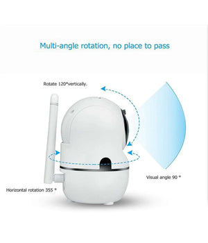 Telecamera Ip Con Rilevamento Movimento Q-sx910 1080p Wireless Cloud Nanny Cam         