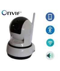 Telecamera Ip Motorizzata Wireless Led Ir Hd 720p Wifi Rete Lan Onvif         