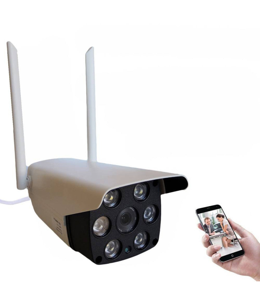 Telecamera Ip P2p Camera Wireless 6 Led Infrarossi 4mm 3mpx Voice Tf Js926rp         