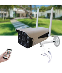 Telecamera Ip P2p Camera Wireless 8 Led Infrarossi 4mm 3mpx Voice Tf Js968rp         