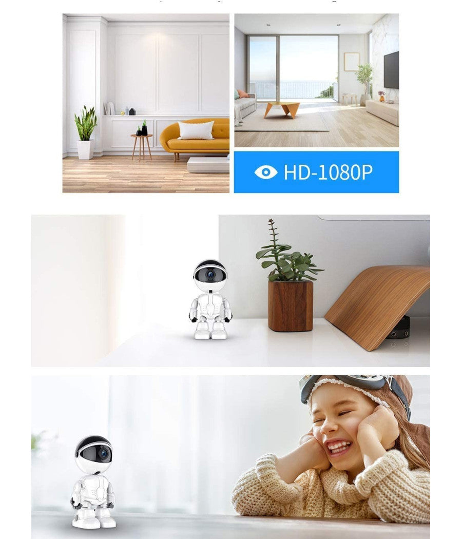 Telecamera Ip Sorveglianza Robot Q-s39 5.0 Mp Robot Smart Camera 1080p Sicurezza         