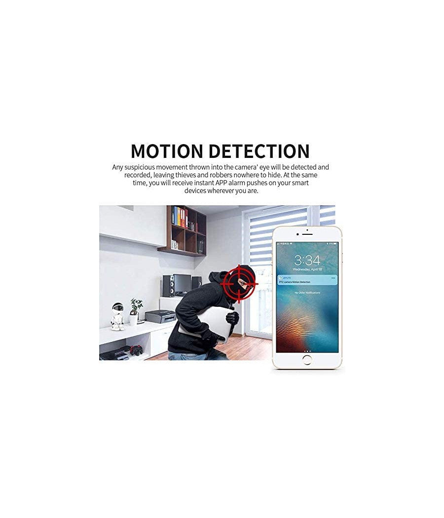 Telecamera Ip Sorveglianza Robot Q-s39 5.0 Mp Robot Smart Camera 1080p Sicurezza         