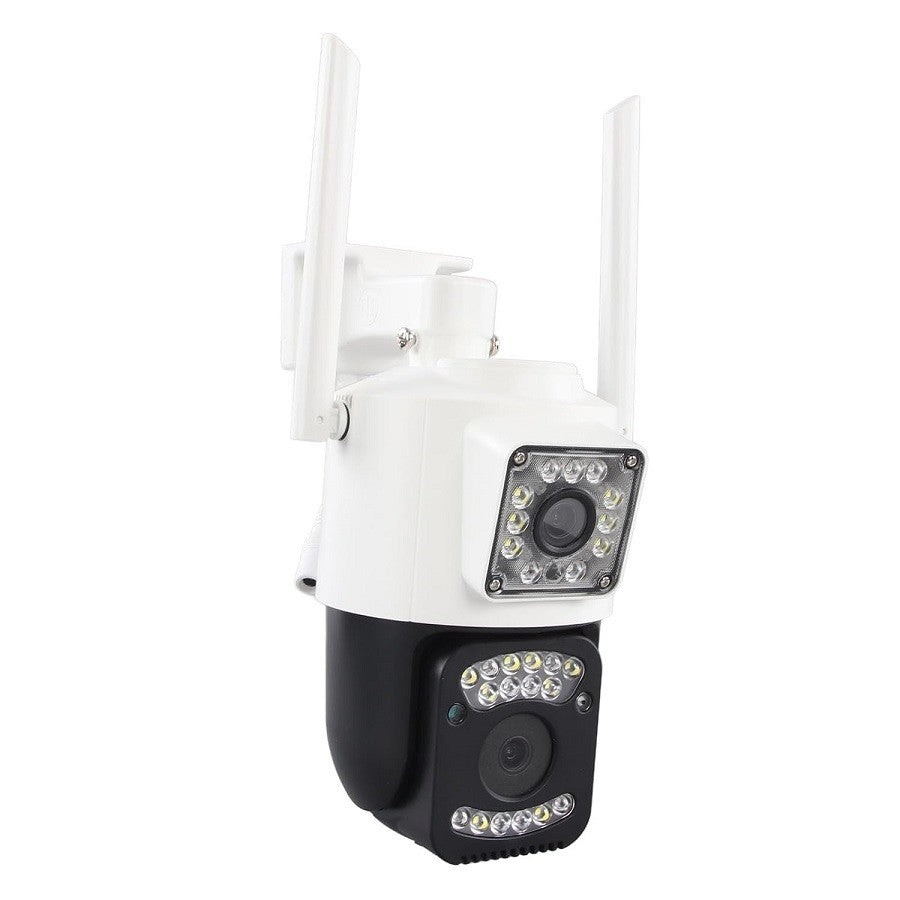 Telecamera IP WiFi con doppio obiettivo 2MP 1080p INFRAROSSI IP65 BD-JQ918AH - ZENCOCCO