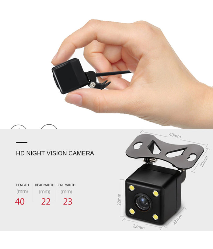 Telecamera Per Retromarcia Per Auto Q-dc2 Visione Notturna A 170° Impermeabile         