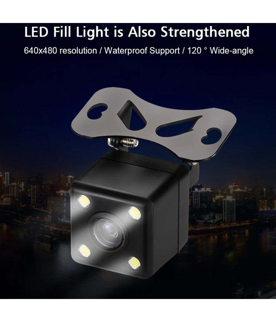 Telecamera Per Retromarcia Per Auto Q-dc2 Visione Notturna A 170° Impermeabile         