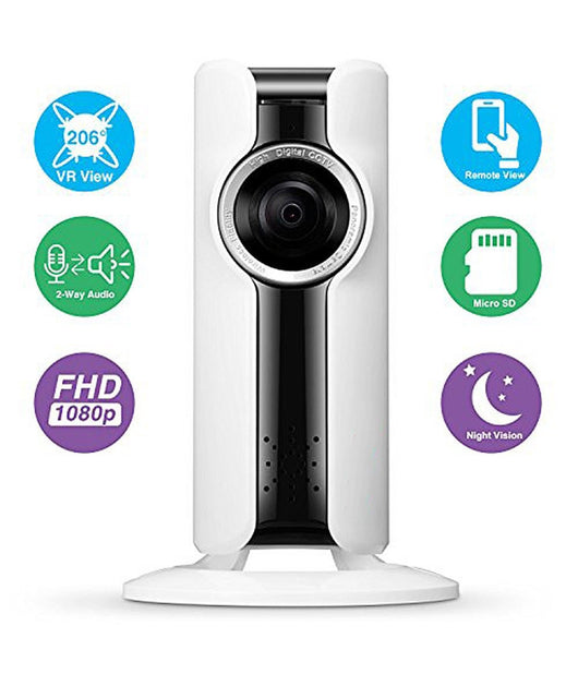 Telecamera Per Videosorveglianza Spaziale Vr 3d-2 Di Sicurezza Wireless 1080p Hd         