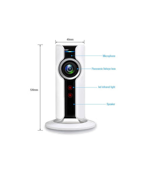 Telecamera Per Videosorveglianza Spaziale Vr 3d-2 Di Sicurezza Wireless 1080p Hd         