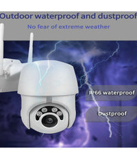 Telecamera Ptz 1080p Full Hd Esterna Ip Camera Motorizzata Ir Wifi Webcam         