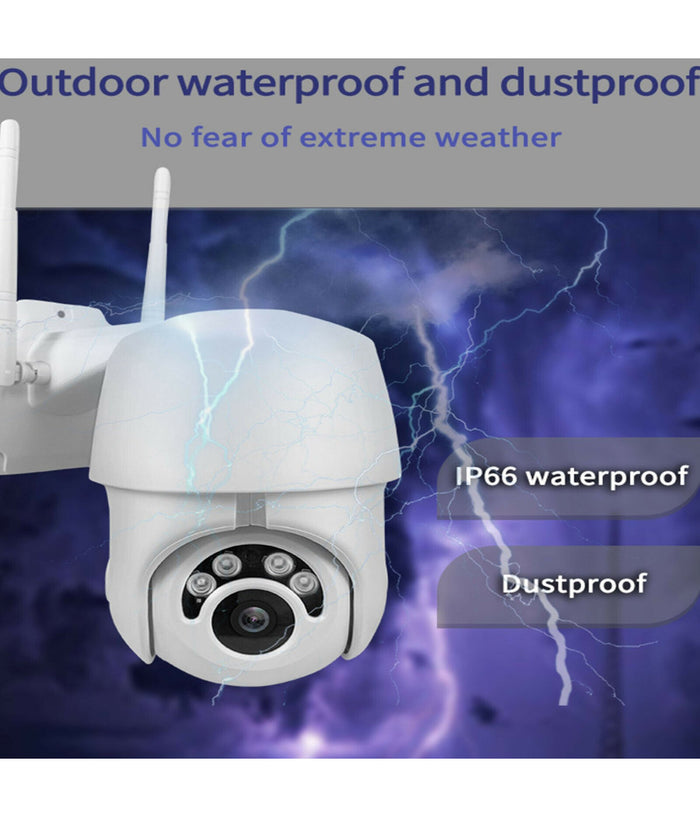 Telecamera Ptz 1080p Full Hd Esterna Ip Camera Motorizzata Ir Wifi Webcam         