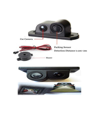 Telecamera Retromarcia Con Sensore Di Parcheggio 2 In 1 Angolo 170° Notturna         