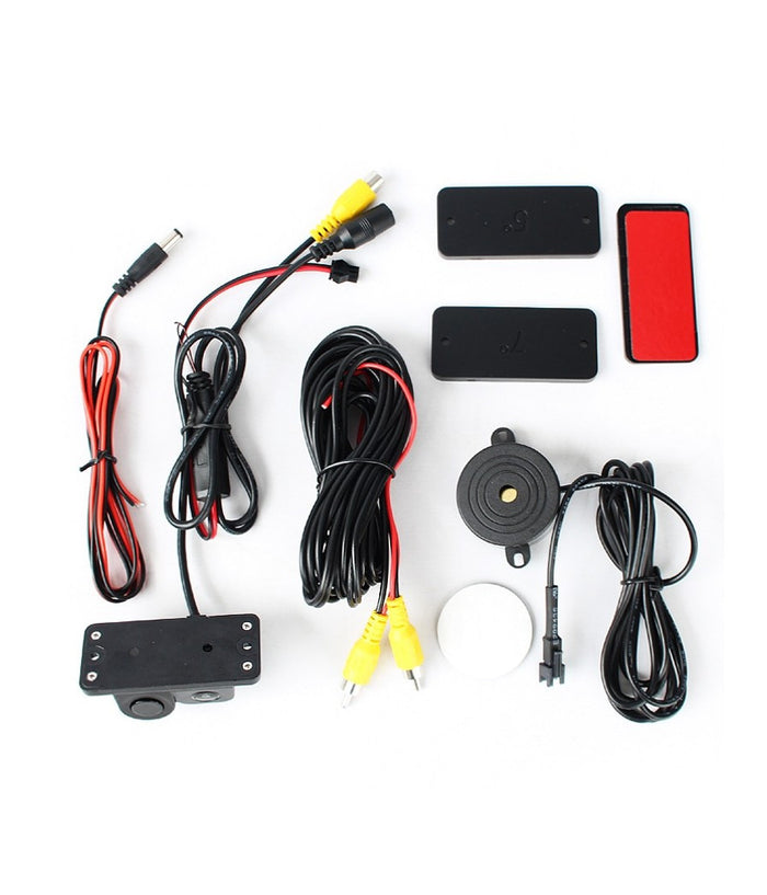 Telecamera Retromarcia Con Sensore Di Parcheggio 2 In 1 Angolo 170° Notturna         