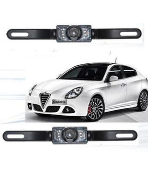 Telecamera Retromarcia Retrocamera Auto Camper 7 Led Con Filo Colori         