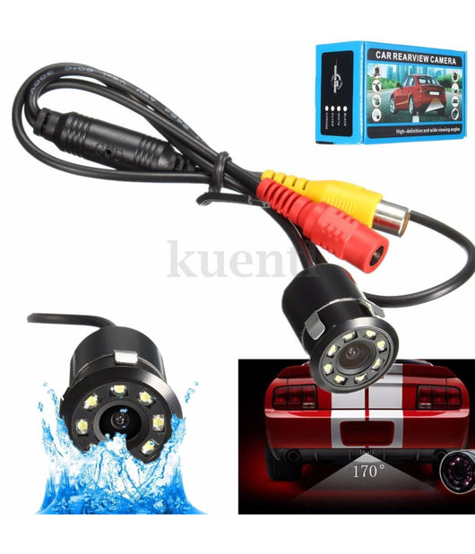 Telecamera Retromarcia Retrocamera Auto Camper Suv 9 Led Con Filo Colori Lm-728t         