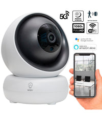 Telecamera Smart Ip Cam Wifi Lente 3.6mm Sensore Movimento Notturna Alexa Google         