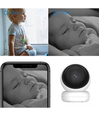 Telecamera Smart Ip Cam Wifi Lente 3.6mm Sensore Movimento Notturna Alexa Google         