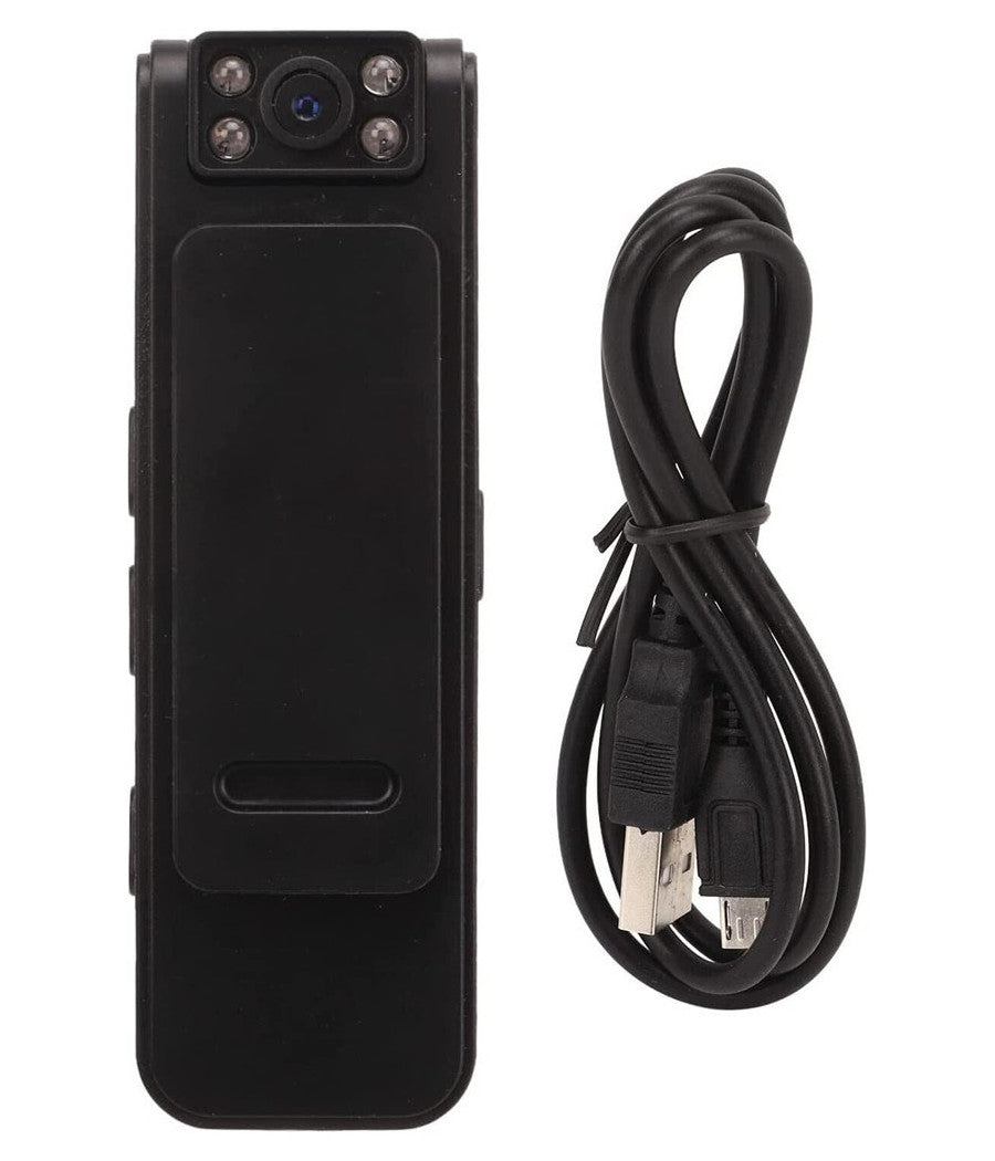 Telecamera Spia Microcamera Infrarossi Bodycam Visione Notturna Registratore         