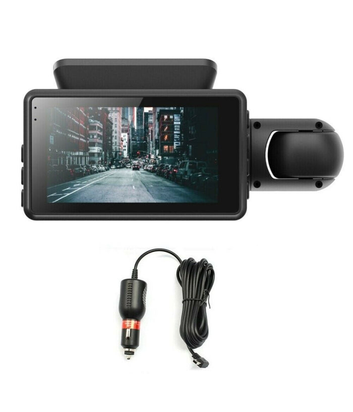 Telecamera Videoregistratore Dvr Auto Full Hd 1080p Display 3" 170° G-sensor Q-ca68         