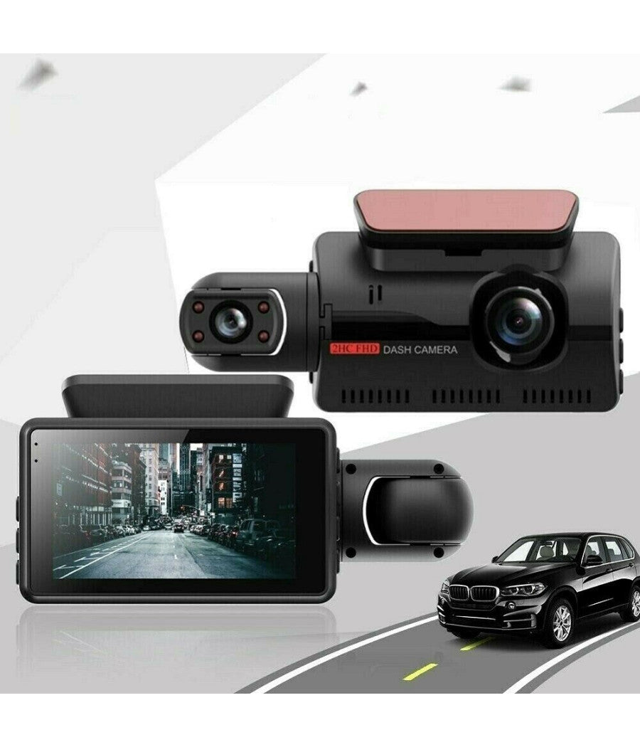 Telecamera Videoregistratore Dvr Auto Full Hd 1080p Display 3" 170° G-sensor Q-ca68         