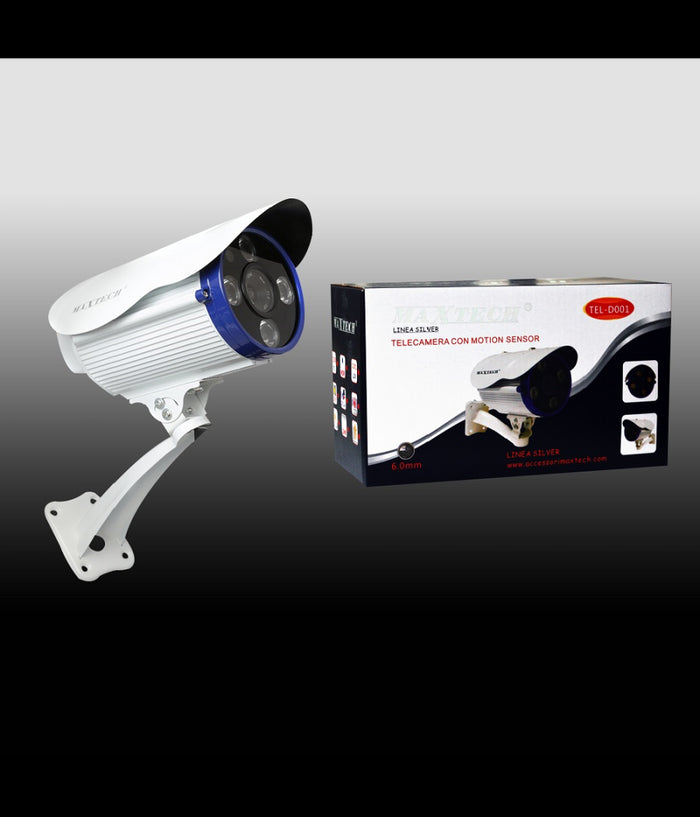 Telecamera Videosorveglianza Cam Sensore Infrarossi 6mm Colori Maxtech Tel-d001         