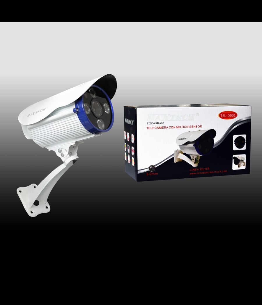 Telecamera Videosorveglianza Cam Sensore Infrarossi 6mm Colori Maxtech Tel-d001         