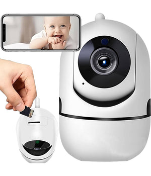 Telecamera Wi-fi Videocamera Di Sorveglianza Rotazione 360° Ip Cam Baby Monitor         