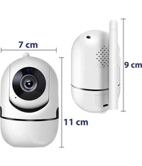 Telecamera Wi-fi Videocamera Di Sorveglianza Rotazione 360° Ip Cam Baby Monitor         