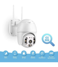 Telecamera Wifi Dome Ptz Ip Camera Sorveglianza 1080p 2mp Audio Bidirezionale         