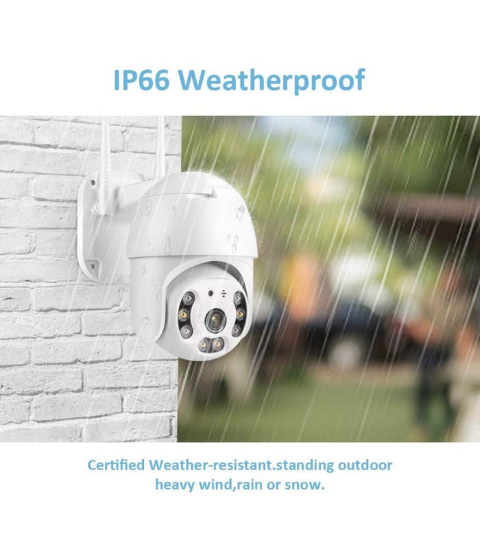 Telecamera Wifi Dome Ptz Ip Camera Sorveglianza 1080p 2mp Audio Bidirezionale         