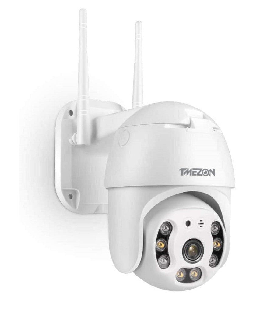 Telecamera Wifi Dome Ptz Ip Camera Sorveglianza 1080p 2mp Audio Bidirezionale         