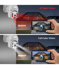 Telecamera Wifi Dome Ptz Ip Camera Sorveglianza 1080p 2mp Audio Bidirezionale         