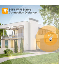 Telecamera Wifi Esterna Senza Fili 5mp Ptz Ip Dome Sorveglianza 5 X Zoom Ottico         