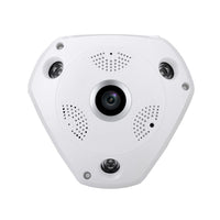 Trade Shop - Telecamera Wifi Panoramica Ip Grandangolo 360° Vrcam Fisheye 4 Telecamere In 1 -