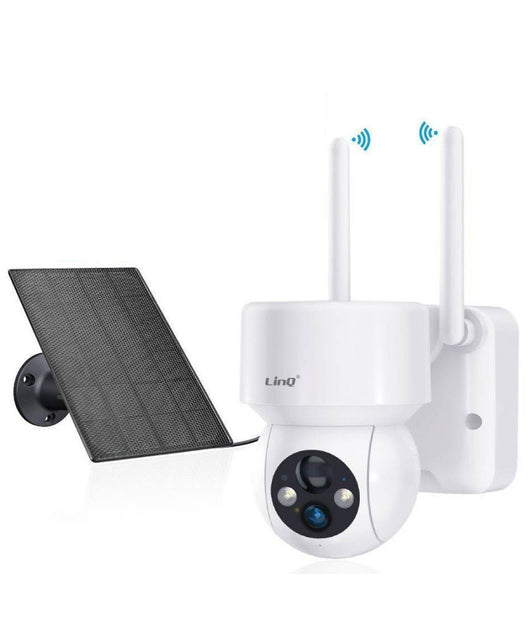 Telecamera Wireless Ricaricabile A Pannello Solare 300w Hd Pixel Full Hd 1080 Ahd5007         