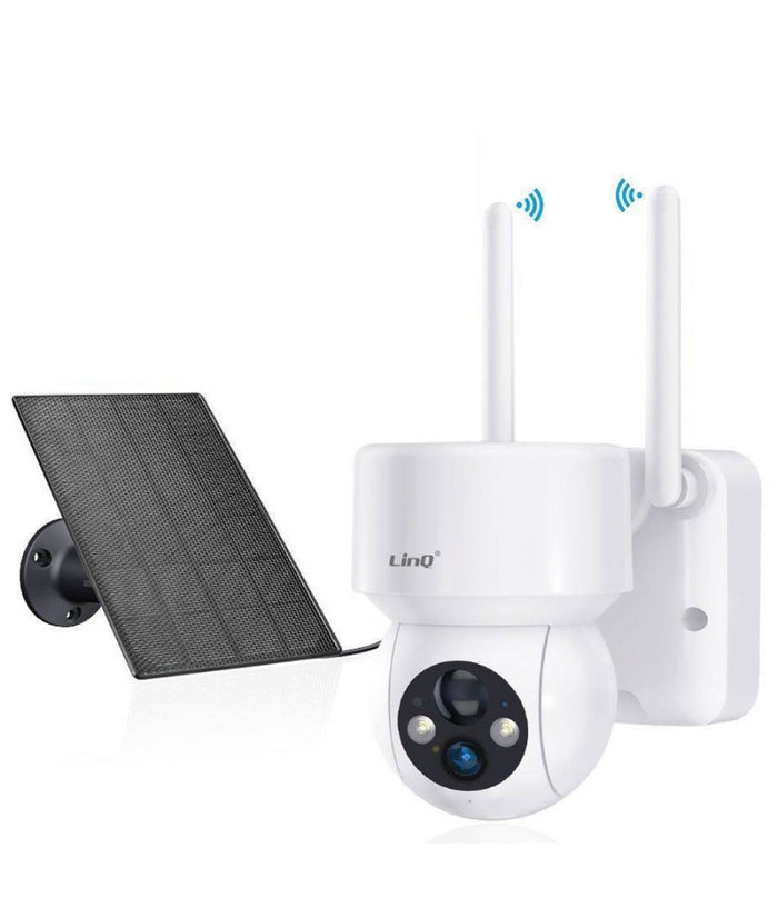 Telecamera Wireless Ricaricabile A Pannello Solare 300w Hd Pixel Full Hd 1080 Ahd5007         