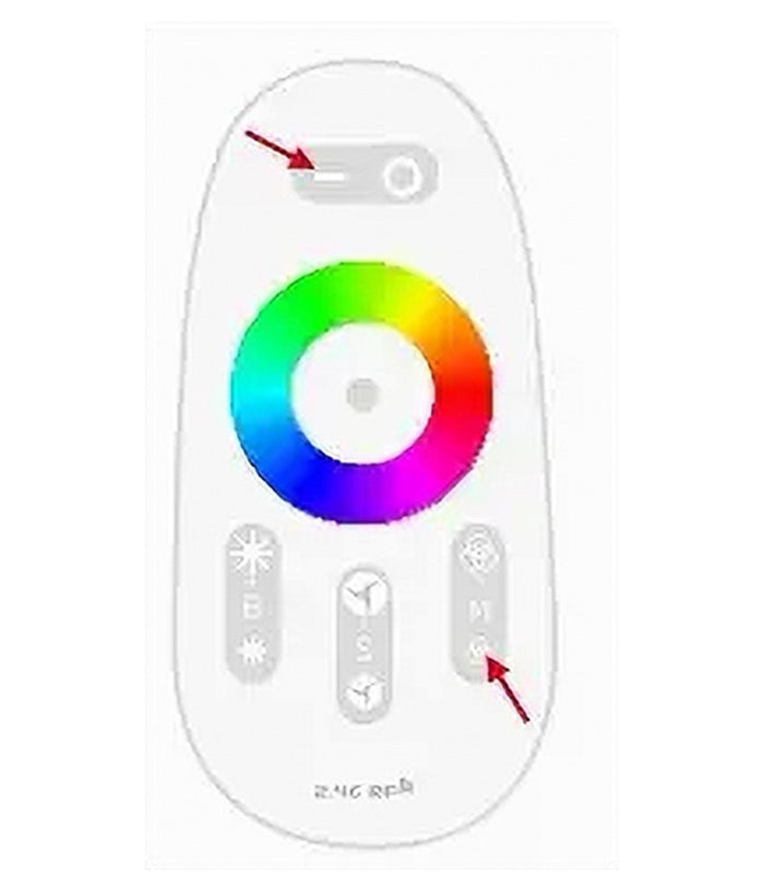 Telecomando 2.4g Touch Screen Controller Illuminazione Striscia Led Rgb Ap1201         