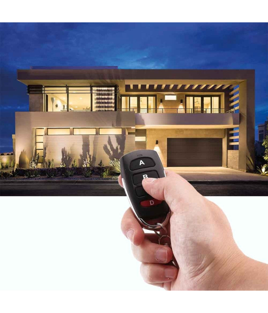 Telecomando Cancello Duplicatore Codici Code Universale 4 Canali Frequenza 433         