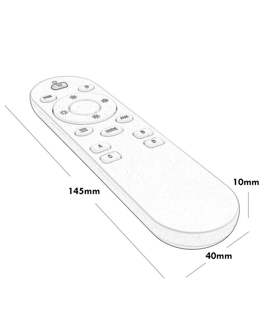 Telecomando Cct 4 Zone Faretti Track Controllo Luci Dimmer Cambio Temperatura Luce         