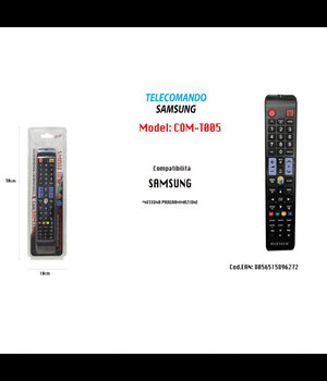 Telecomando Compatibile Per Tv Samsung Televisori Programmato Maxtech Com-t005         