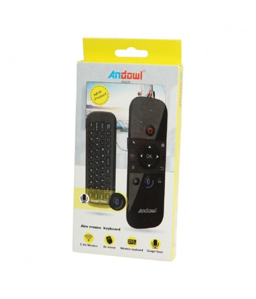 Telecomando Controllo Remoto Tastiera Wireless Air Mouse Q-a259 Per Box Smart Tv         