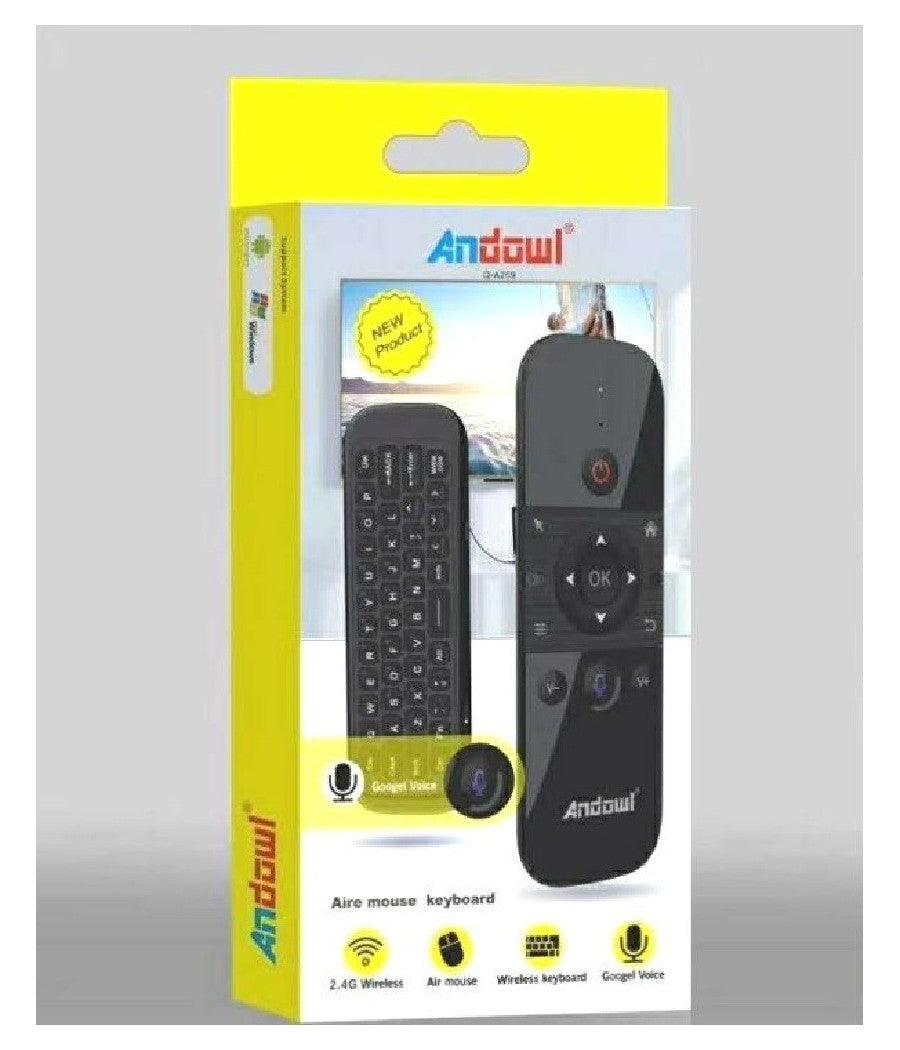 Telecomando Controllo Remoto Tastiera Wireless Air Mouse Q-a259 Per Box Smart Tv         