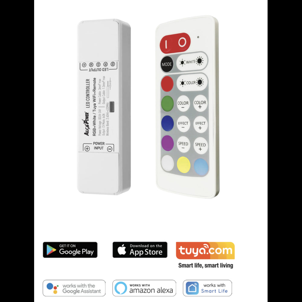 Telecomando per controllo remoto delle strisce led Smart Tuya RGB-W