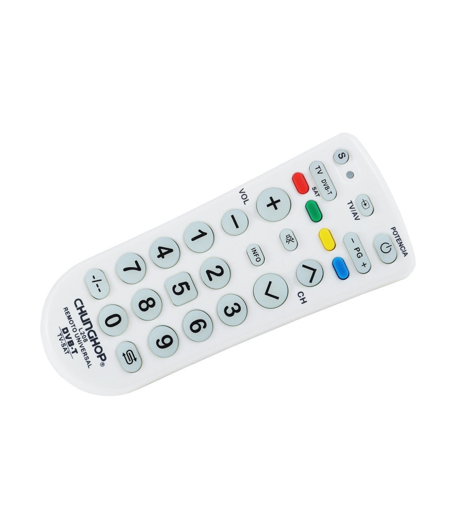 Telecomando Universale Chunghop L208 Tv Dvb T Sat Multi Controllo Chunghop L208         