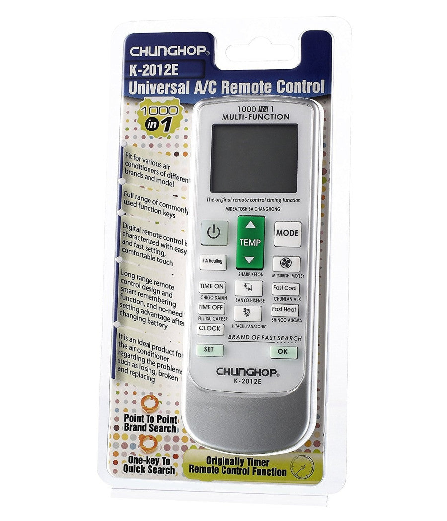 Telecomando Universale Condizionatore Climatizzatore Aria Condizionata K-2012e         