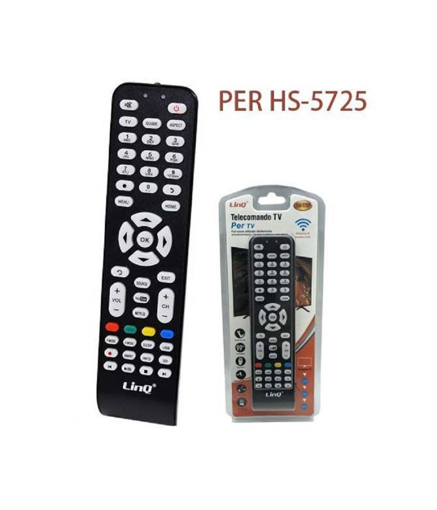 Telecomando Universale Per Tv Hisense Led Lcd Hs-5725 Universal Remote Control         
