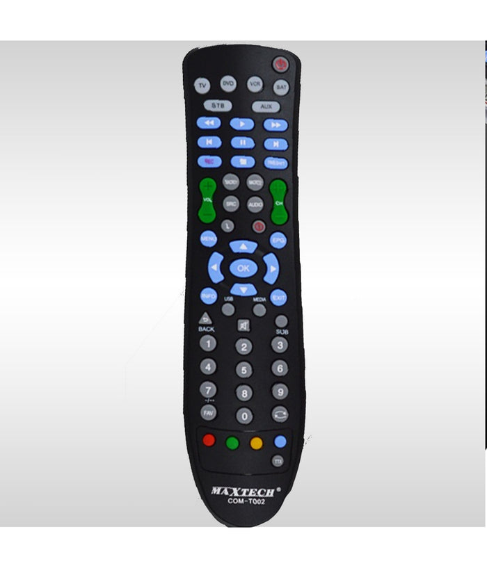 Telecomando Universale Programmabile 6in1 Per Tutte Le Tv Dvb-t Dvd Sat Aux Vcr         