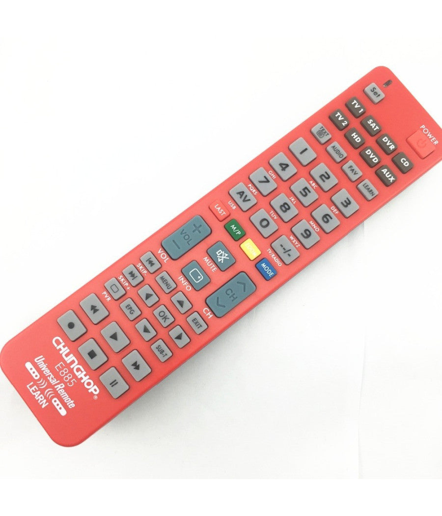 Telecomando Universale Remote Televisori 8 In 1 Tv Sat Dvd Vcr Chunghop E885         